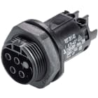 Wieland - embase RST20i4 femelle à vis M25 Noir