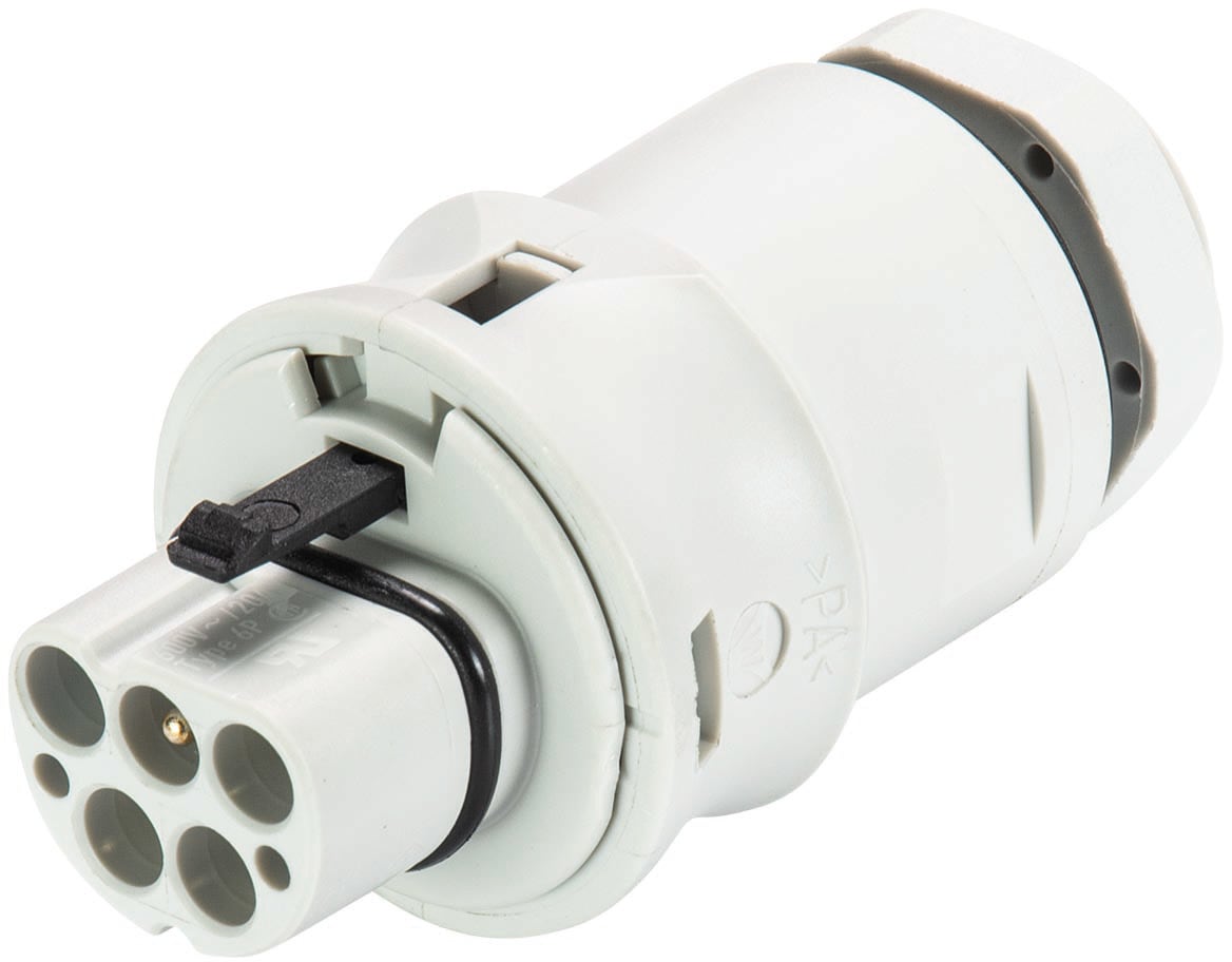 Wieland - embase RST20i4 mâle à vis M20 Gris clair