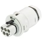 Wieland - embase RST20i4 mâle à vis M20 Gris clair