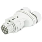 Wieland - connecteur RST20i3 coudé mâle à vis 10-14mm Noir