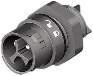 Wieland - embase male RST16i3 noir