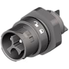 Wieland - embase male RST16i3 noir