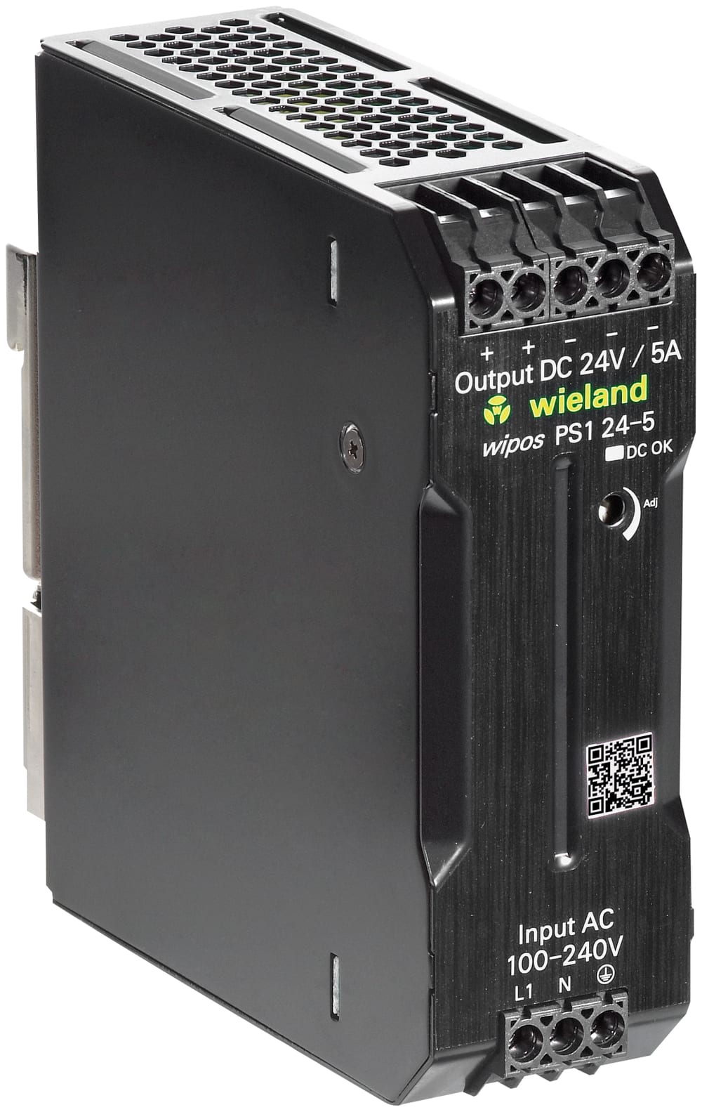 Wieland - alimentation à découpage monophasé wipos ps1 24-5a