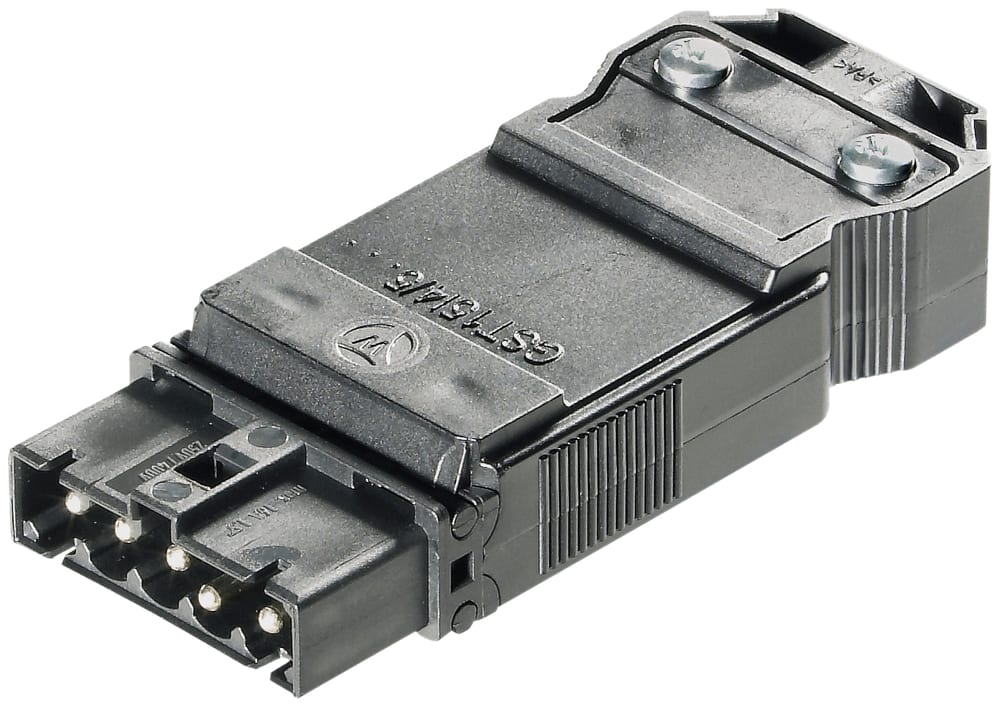 Wieland - connecteur GST15i5 mâle s1 zr1w noir