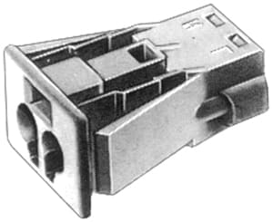 Wieland - embase ST17i2 femelle à ressort Blanc 50V