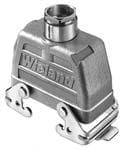 Wieland - capot taille 24 avec double verrouillage + presse-étoupe latéral PG16
