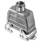 Wieland - capot taille 24 avec double verrouillage + presse-étoupe latéral PG16