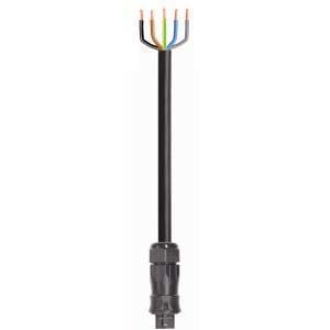 Wieland - cordon RST20i5 1m M/F 4² HO7RNF Noir