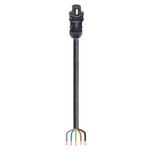 Wieland - cordon RST20i5 4m M/- 1,5² HO5VVF Noir (Eca)
