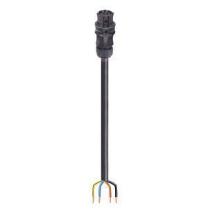 Wieland - cordon RST20i4 5m F/- 1,5² HO5VVF Noir (Eca)