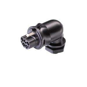 Wieland - embase RST20i5 coudé mâle à vis M20 Gris clair