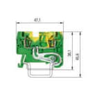 Wieland - borne ressort 2,5² avec t. wkfn sl/35