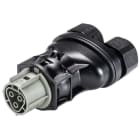 Wieland - Connecteur RST25i3 double presse-étoupe 6-10mm femelle à vis gris