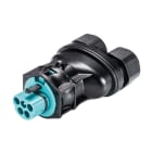 Wieland - connecteur RST20i5 Male à vis double 6-10mm Turquoise