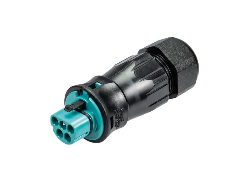 Wieland - connecteur RST20i5 mâle à vis 13-18mm Turquoise