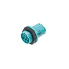 Wieland - embase RST20i5 femelle à sertir M25 Turquoise