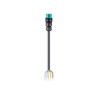 Wieland - cordon RST20i5 9m F/- 2,5² HO5Z1Z1F Turquoise ss halogène (Eca)