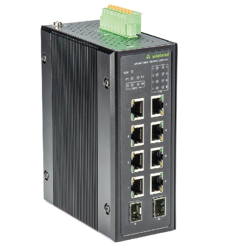 Wieland - Switch WIENET UMSA 10G - 8PoE - 25FP-24V