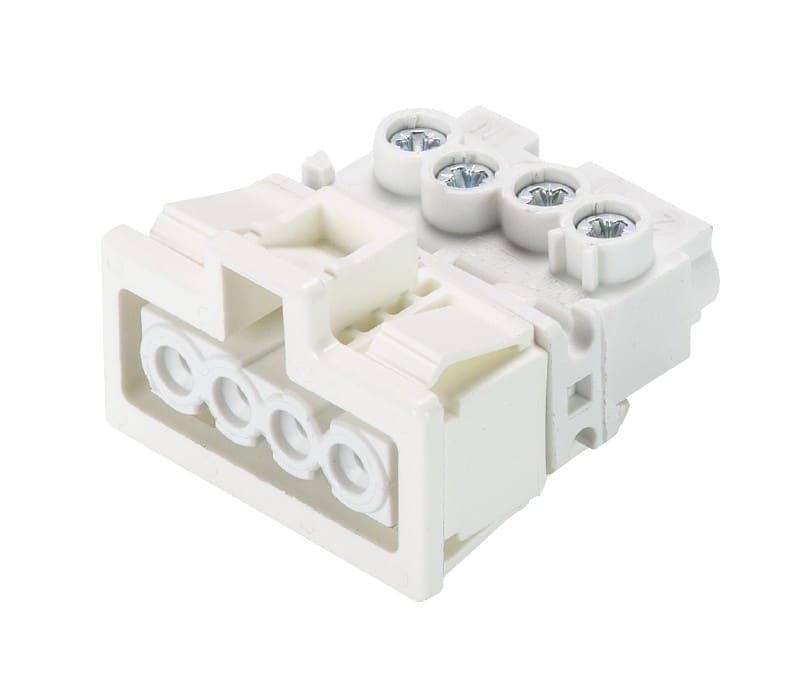 Wieland - Embase GST15i4 femelle à vis blanc