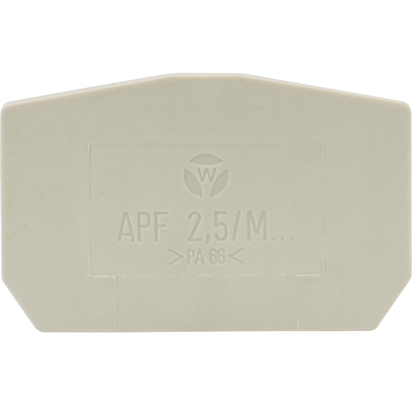 Wieland - cloison finale apf 2,5 / m.. bleu