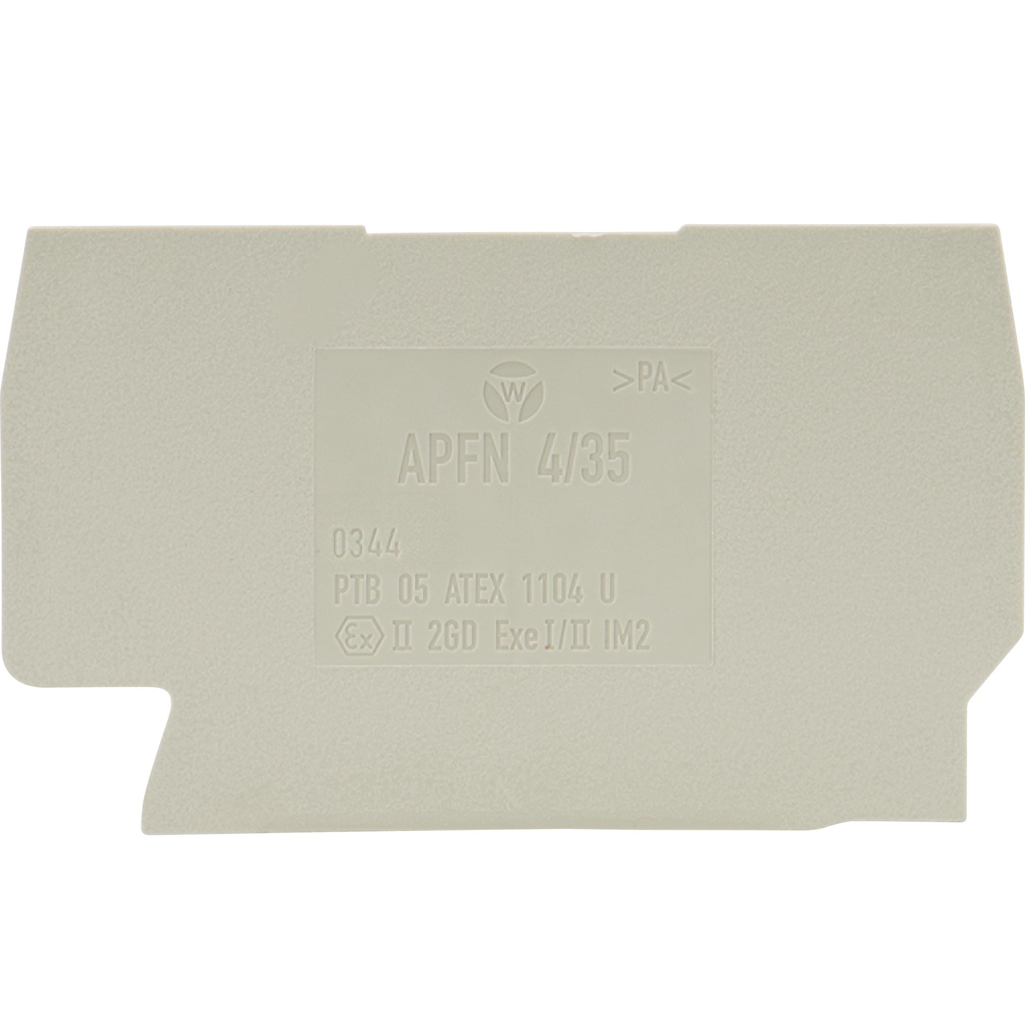 Wieland - cloison finale apfn 4/35 vert