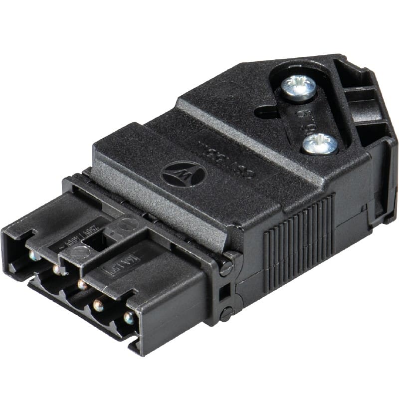 Wieland - connecteur GST15i5 mâle s1 zw1v noir