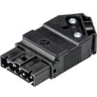 Wieland - connecteur GST15i5 mâle s1 zw1v noir