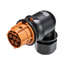 Wieland - connecteur RST20i5 coudé femelle à sertir 10-14mm Marron
