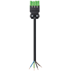Wieland - Cordon GST18i4 5m M/- 1,5² HO5Z1Z1F Vert (Cca)