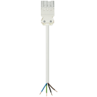 Wieland - cordon GST18i4 8m M/- 2,5² HO5VVF Blanc (Eca)