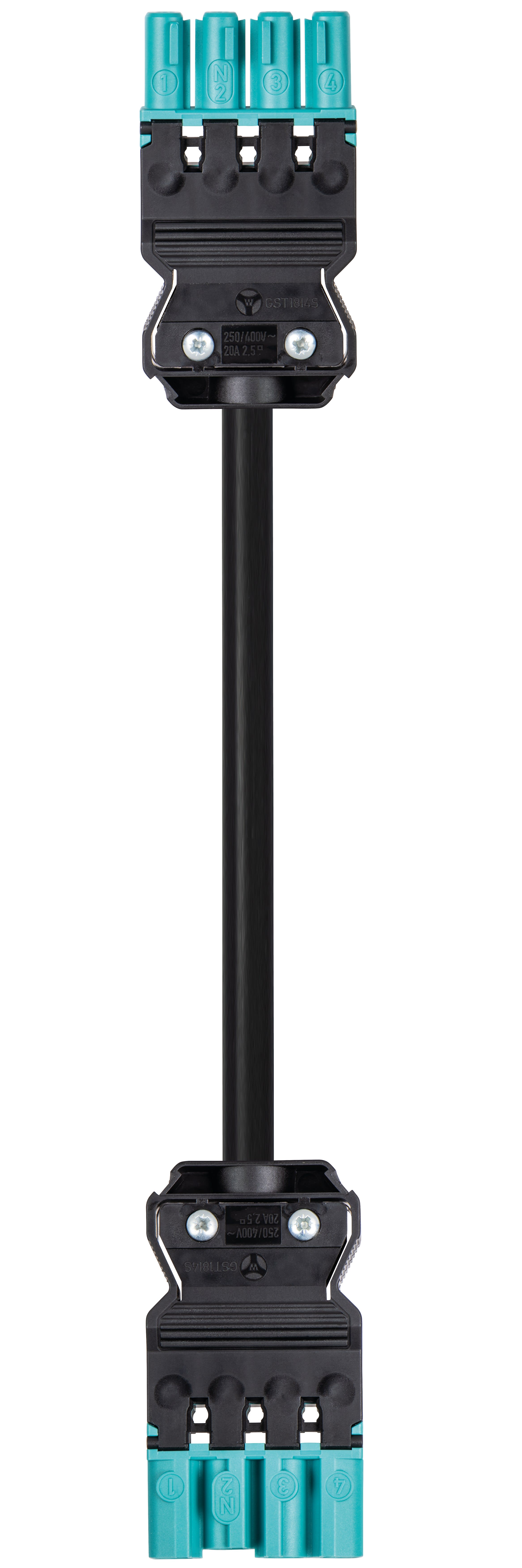 Wieland - Cordon GST18i4 5m M/F 1,5² HO5Z1Z1F Turquoise (Eca)