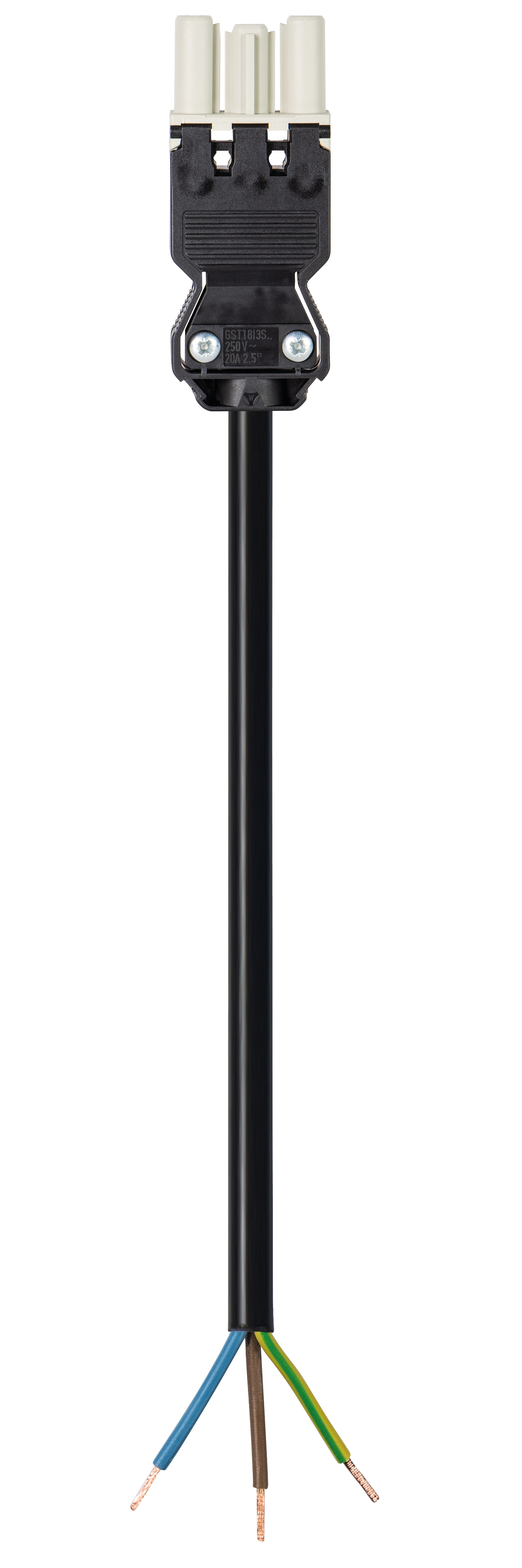 Wieland - cordon GST18i3 4m M/- 1,5² HO5Z1Z1F Gris (Bca)