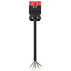 Wieland - cordon GST18i5 1m F/- 1,5² HO5Z1Z1F Rouge tomate (cca)