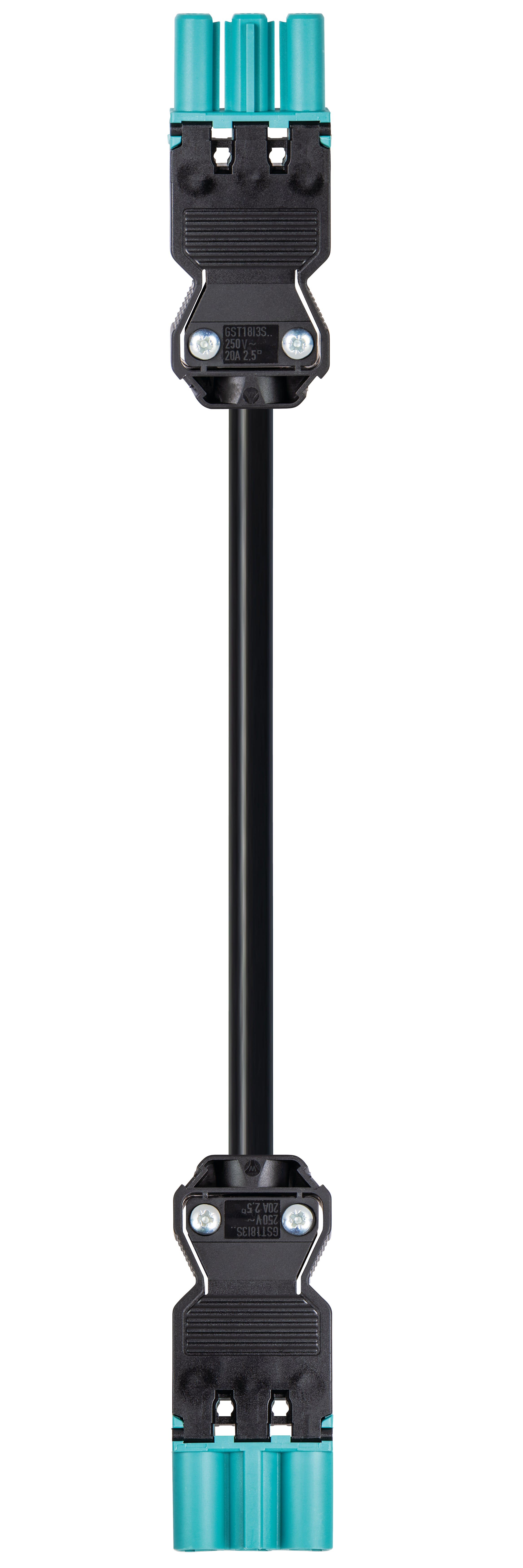 Wieland - cordon GST18i3 7m M/F 1,5² HO5Z1Z1F Turquoise ss halogène (Eca)