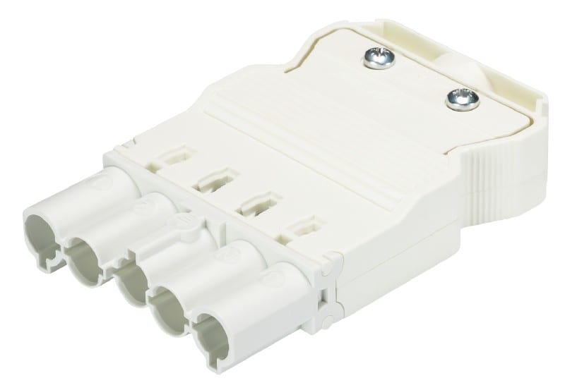 Wieland - connecteur GST18i5 mâle à vis Blanc
