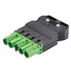Wieland - connecteur GST18i5 mâle à vis Vert