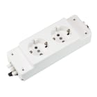 Wieland - nourrice 2 PC Schuko alim trav. GST18i3 Blanc