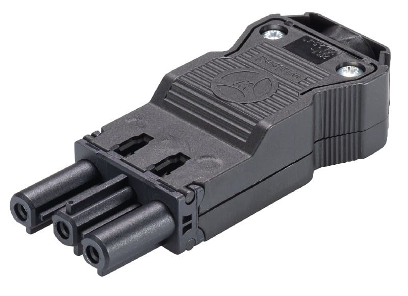 Wieland - connecteur GST18i3 femelle à Vis Noir (10,5-14,5mm)