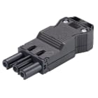 Wieland - connecteur GST18i3 femelle à Vis Noir (10,5-14,5mm)