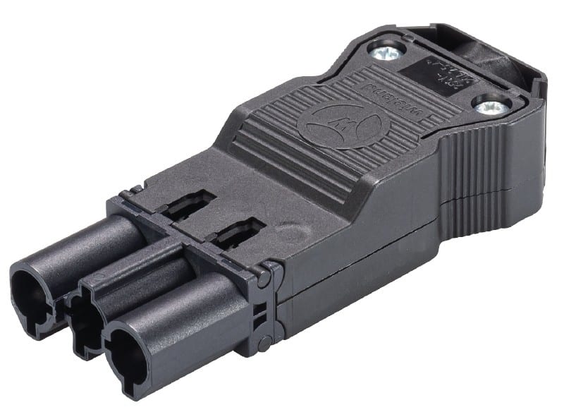Wieland - connecteur GST18i3 mâle à Vis Noir (10,5-14,5mm)