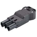 Wieland - connecteur GST18i3 mâle à Vis Noir (10,5-14,5mm)