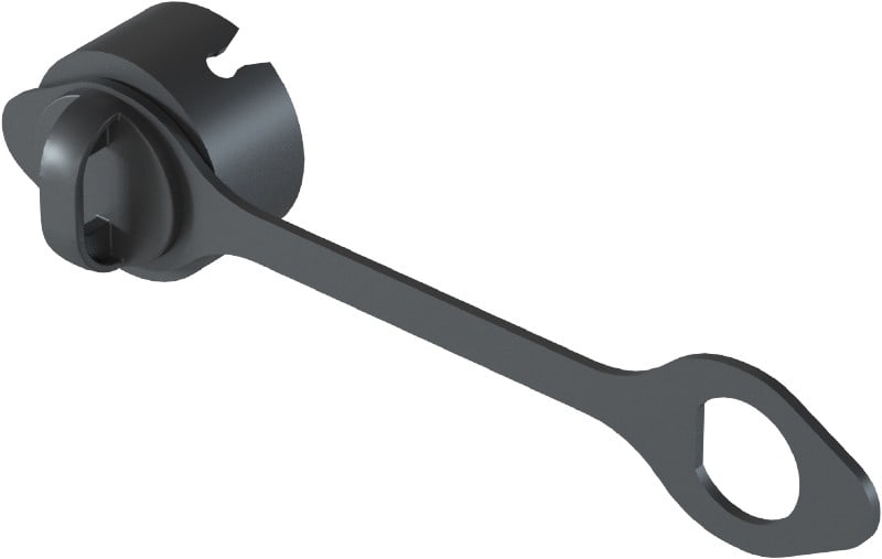 Wieland - Bouchon pour femelle RST08i4/5 noir avec lien