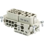 Wieland - bloc contacts fempow bus 4/6 da d ag-insert femelle