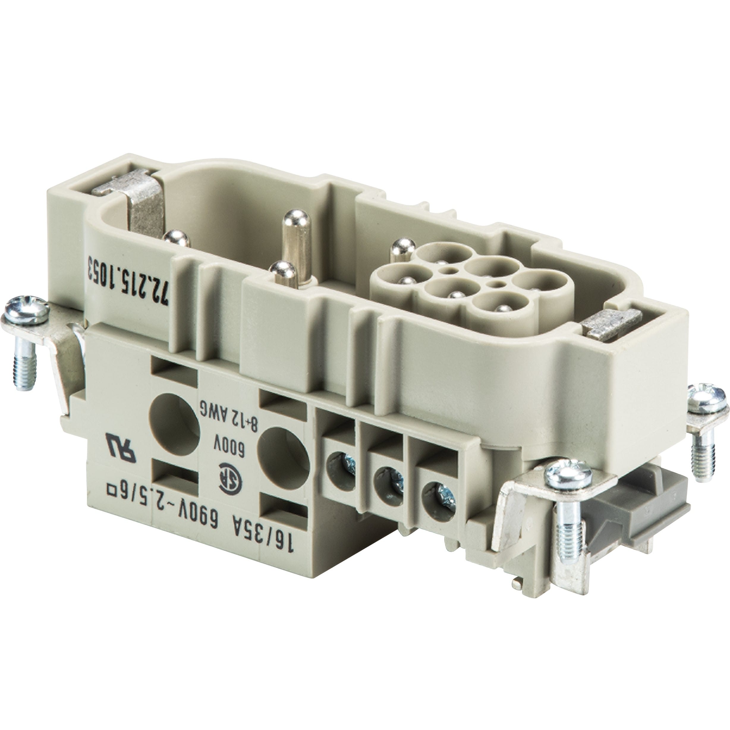 Wieland - bldc cont. males pow sts 4/6 da d ag-insert mâle