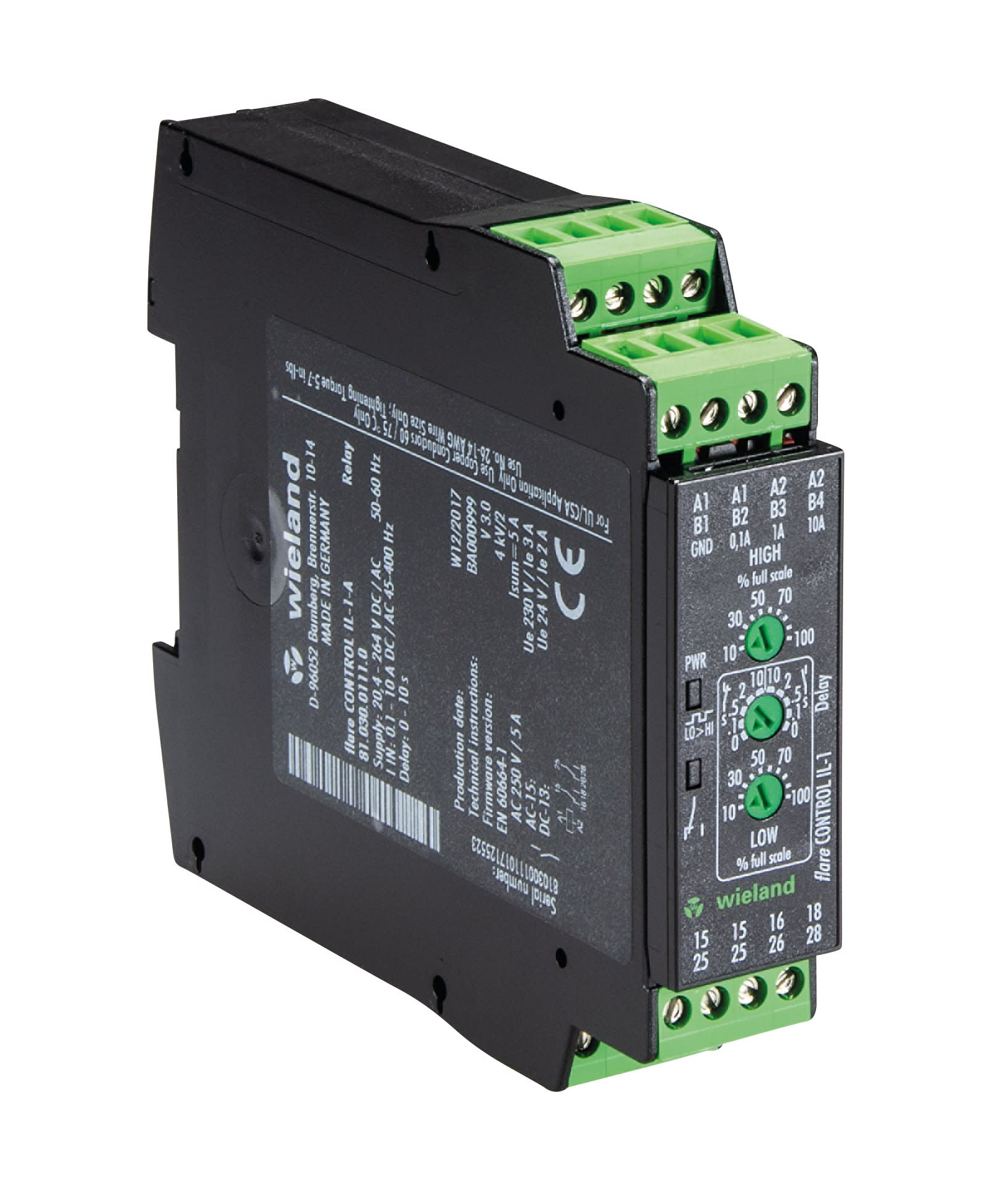 Wieland - relais de surveillance flare control i-1-a