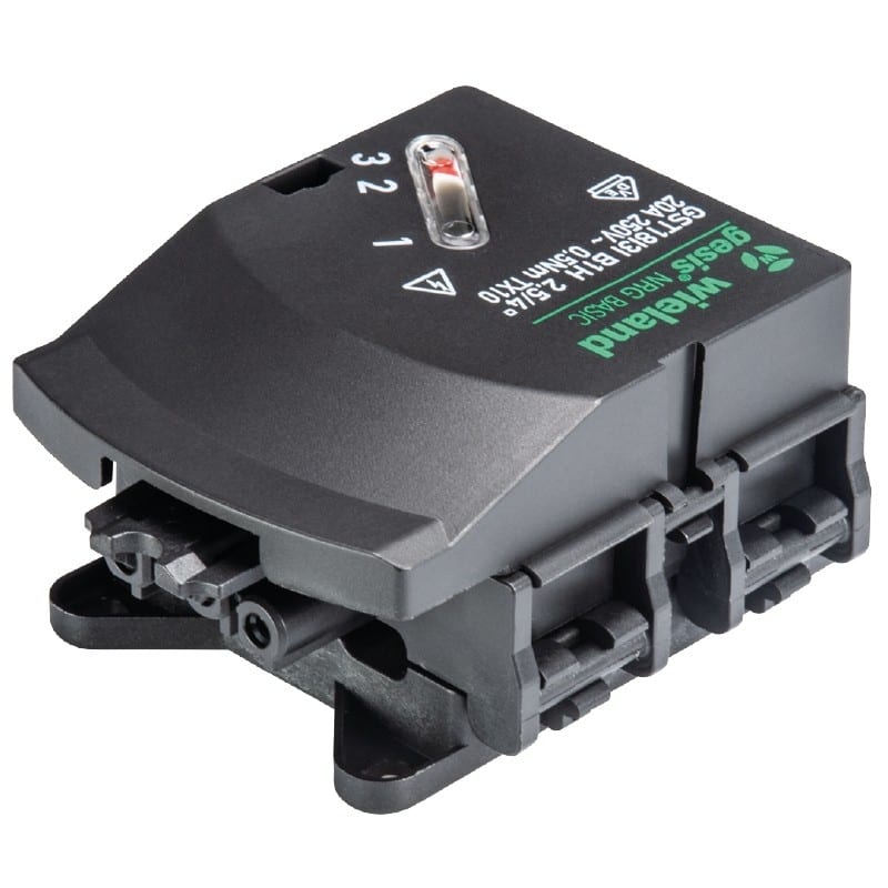 Wieland - adapt.câble plat GST18i3 femellei b1h f7v noir