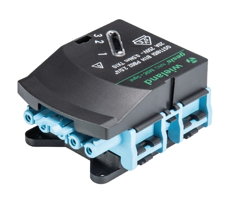 Wieland - adaptateur GST18i5 femelle Diming avec sélect Ph Bleu pastel pour cP 7p