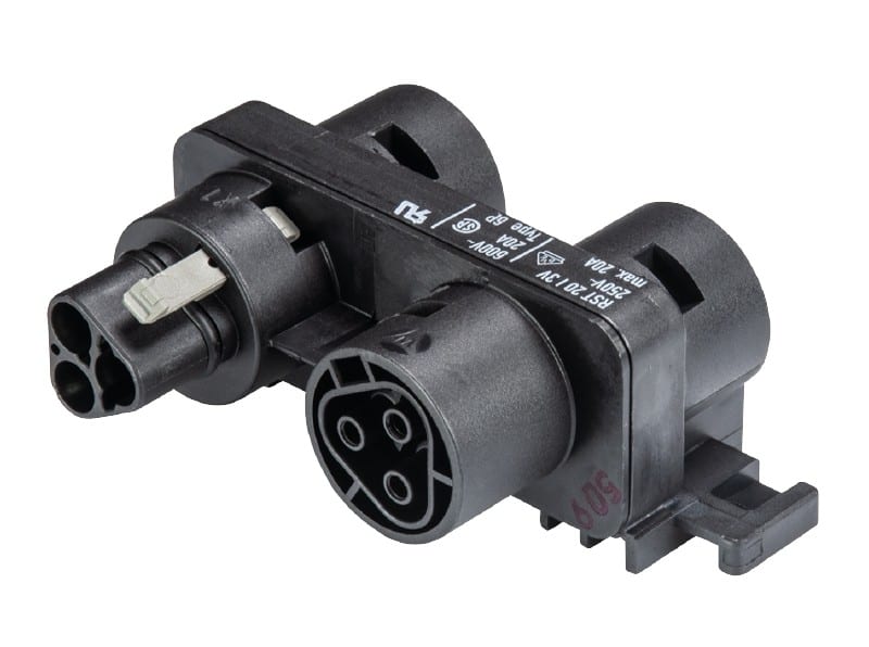 Wieland - répartiteur RST20i3 1E/3S Noir