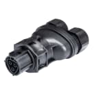Wieland - connecteur RST20i3 femelle double à vis 6-10mm Noir ATEX