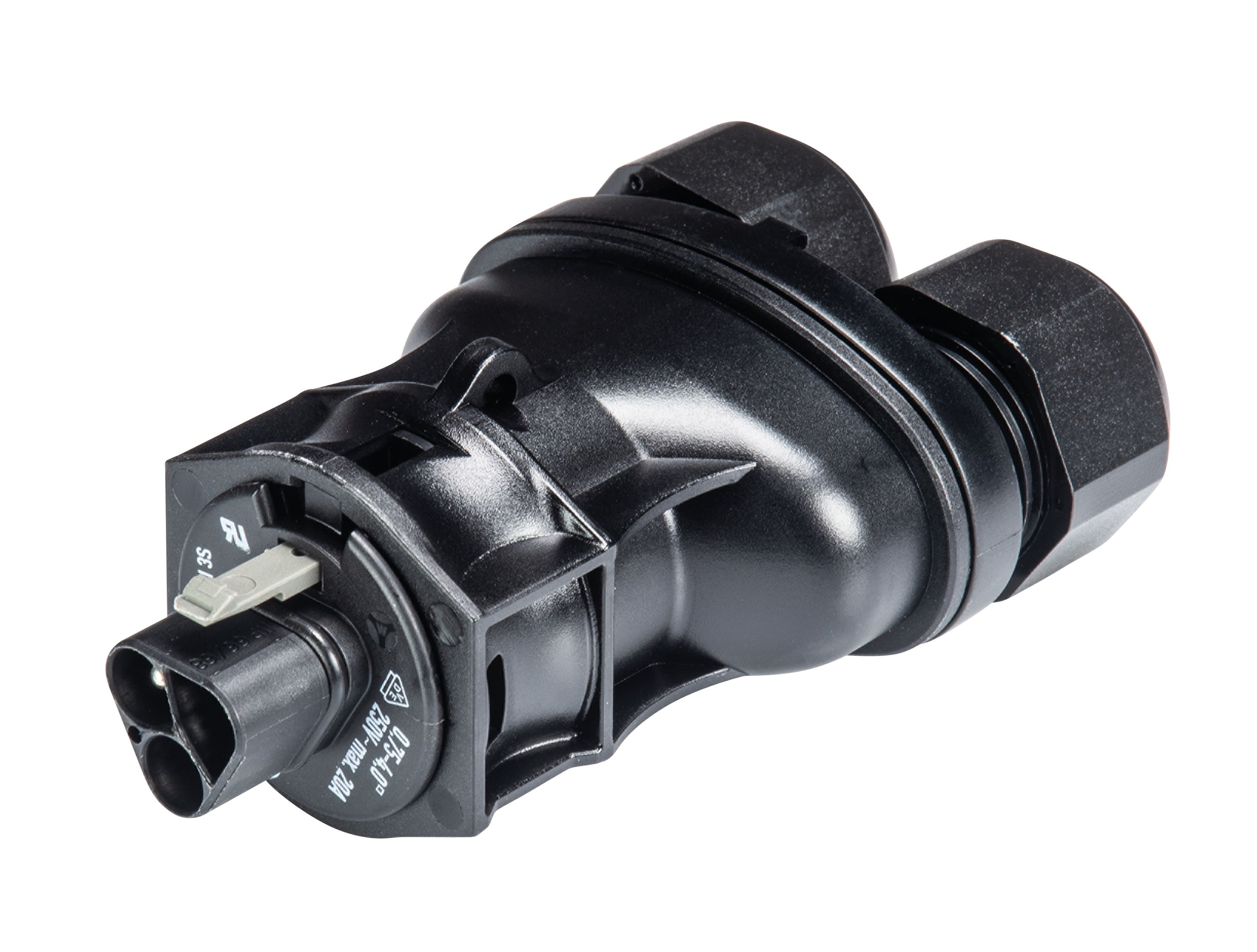 Wieland - connecteur RST20i3 mâle double à vis 6-10mm Noir